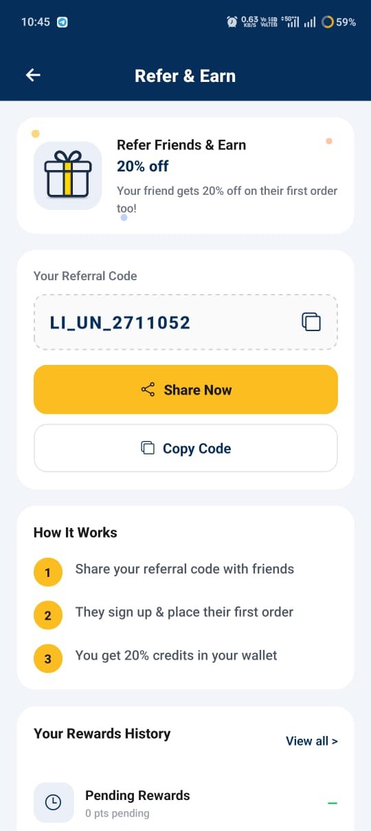 Refer & Earn 20% Off