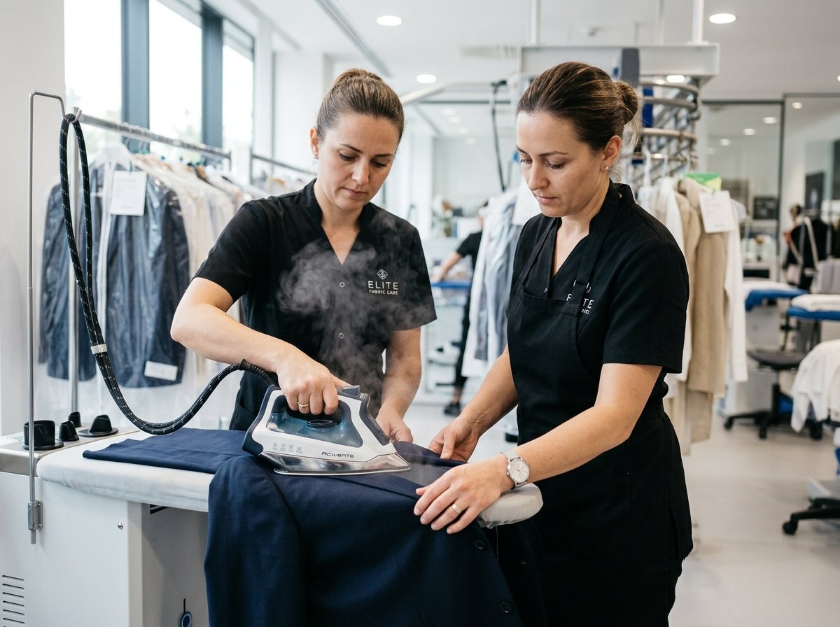 Professional steam pressing and fabric care specialist