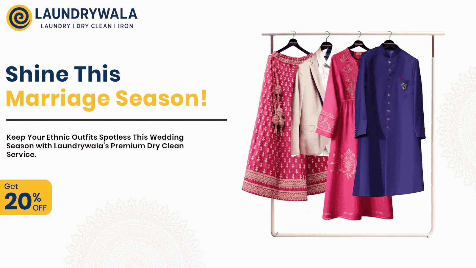 Laundrywala Noida offer for marriage season