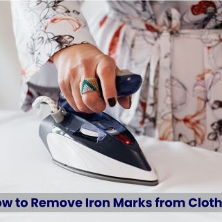 How to remove iron marks from clothes