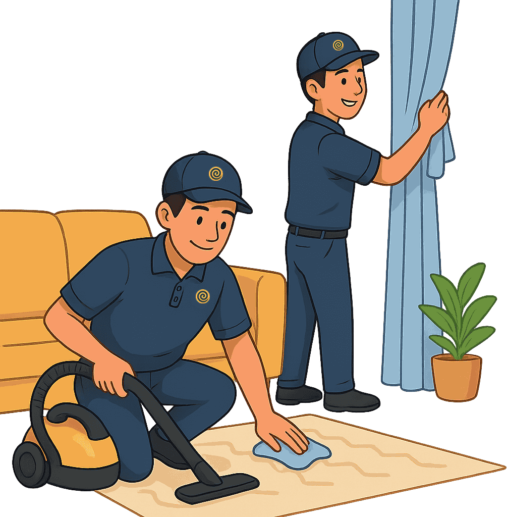 Professional home cleaning service near me – sofa, carpet, and curtain cleaning by Laundrywala expert staff.