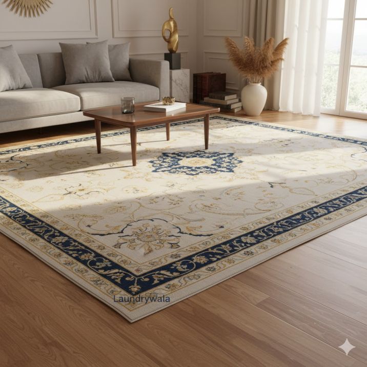 Silk Carpet Cleaning Near You – Professional dry cleaning for delicate silk carpets using low-moisture methods.
